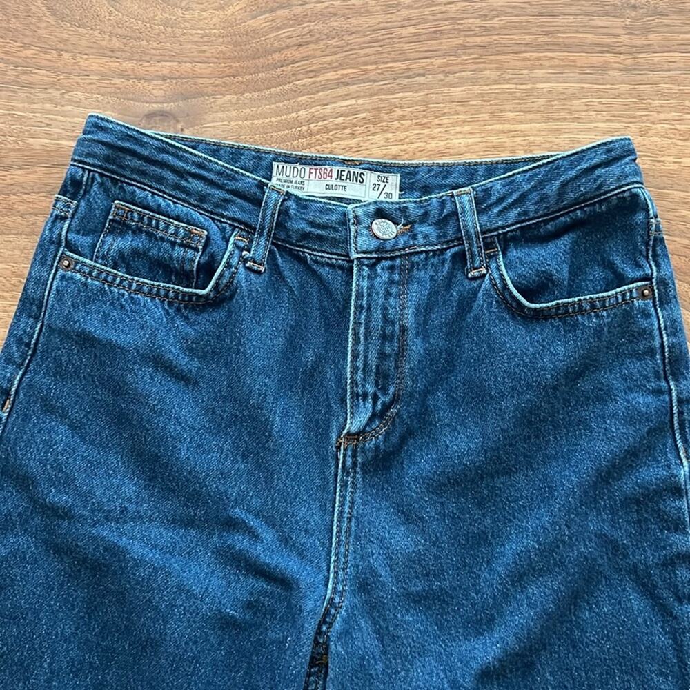 Premium Denim Culotte Jeans, size 27/30 - Picture 6 of 10
